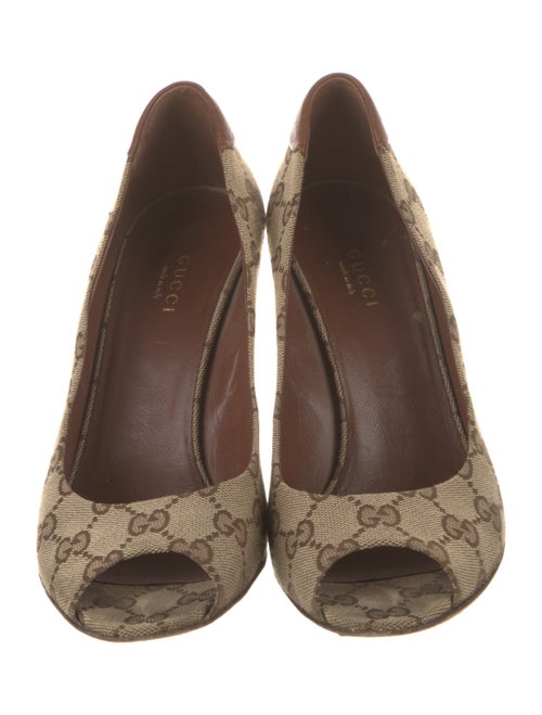 Gucci GG Canvas Canvas Pumps