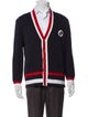 Gucci Web Accent V-Neck Cardigan