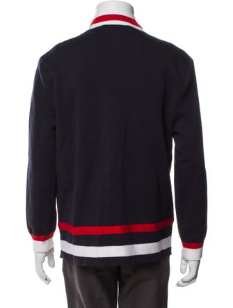 Gucci Web Accent V-Neck Cardigan