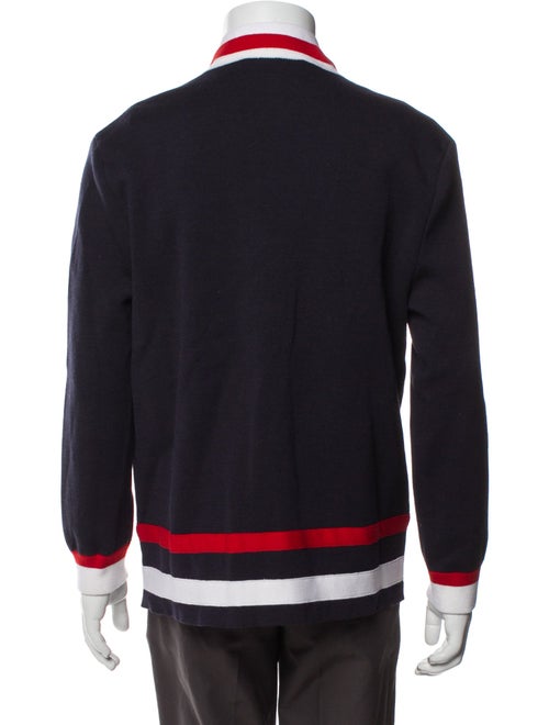 Gucci Web Accent V-Neck Cardigan