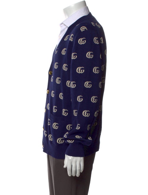 Gucci Running GG Logo Printed Cardigan