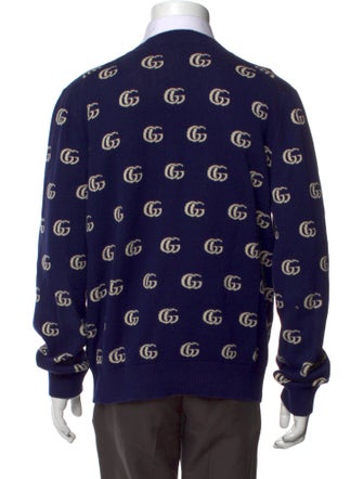 Gucci Running GG Logo Printed Cardigan