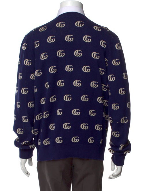 Gucci Running GG Logo Printed Cardigan
