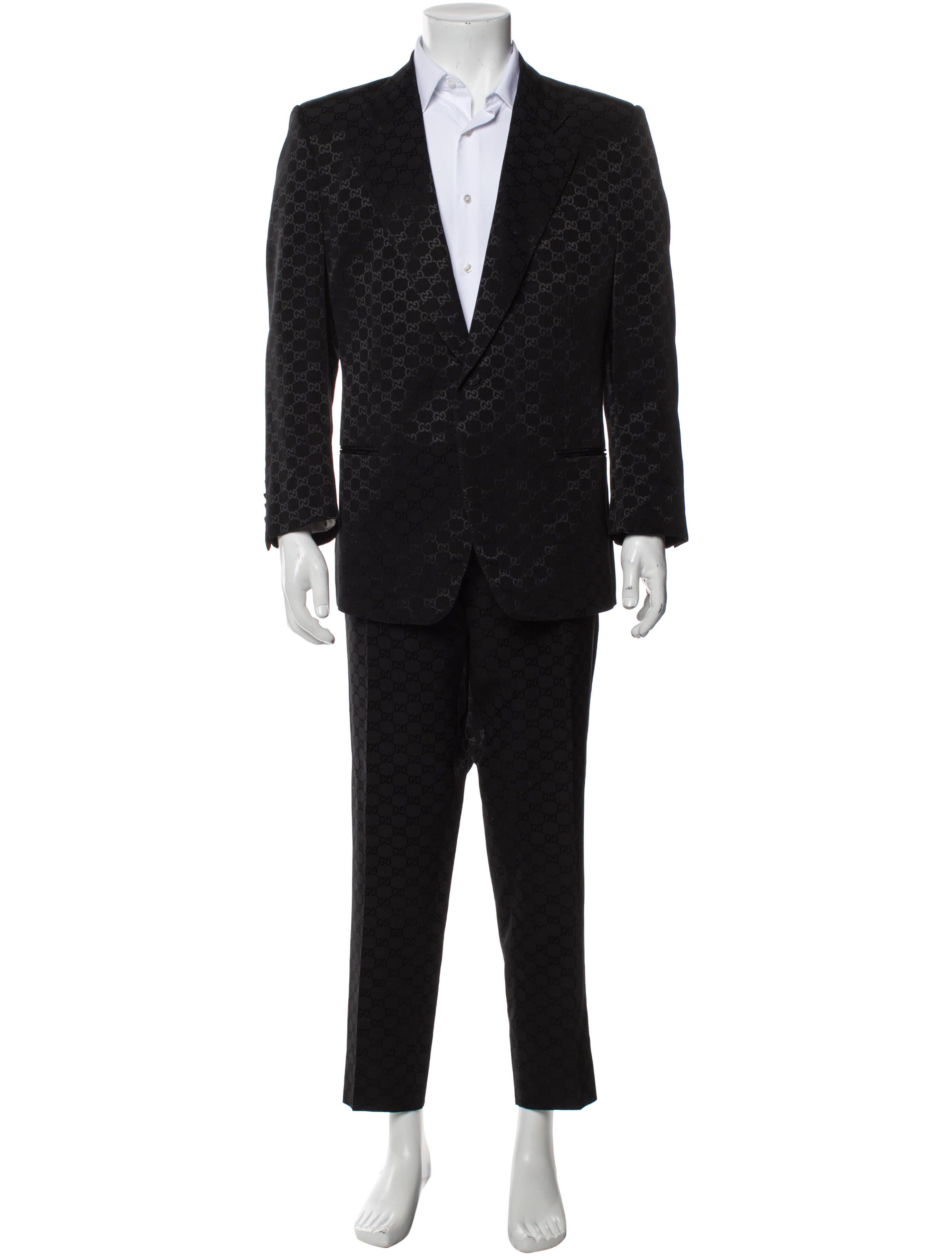 Gucci GG Supreme Two-Piece Suit Vest