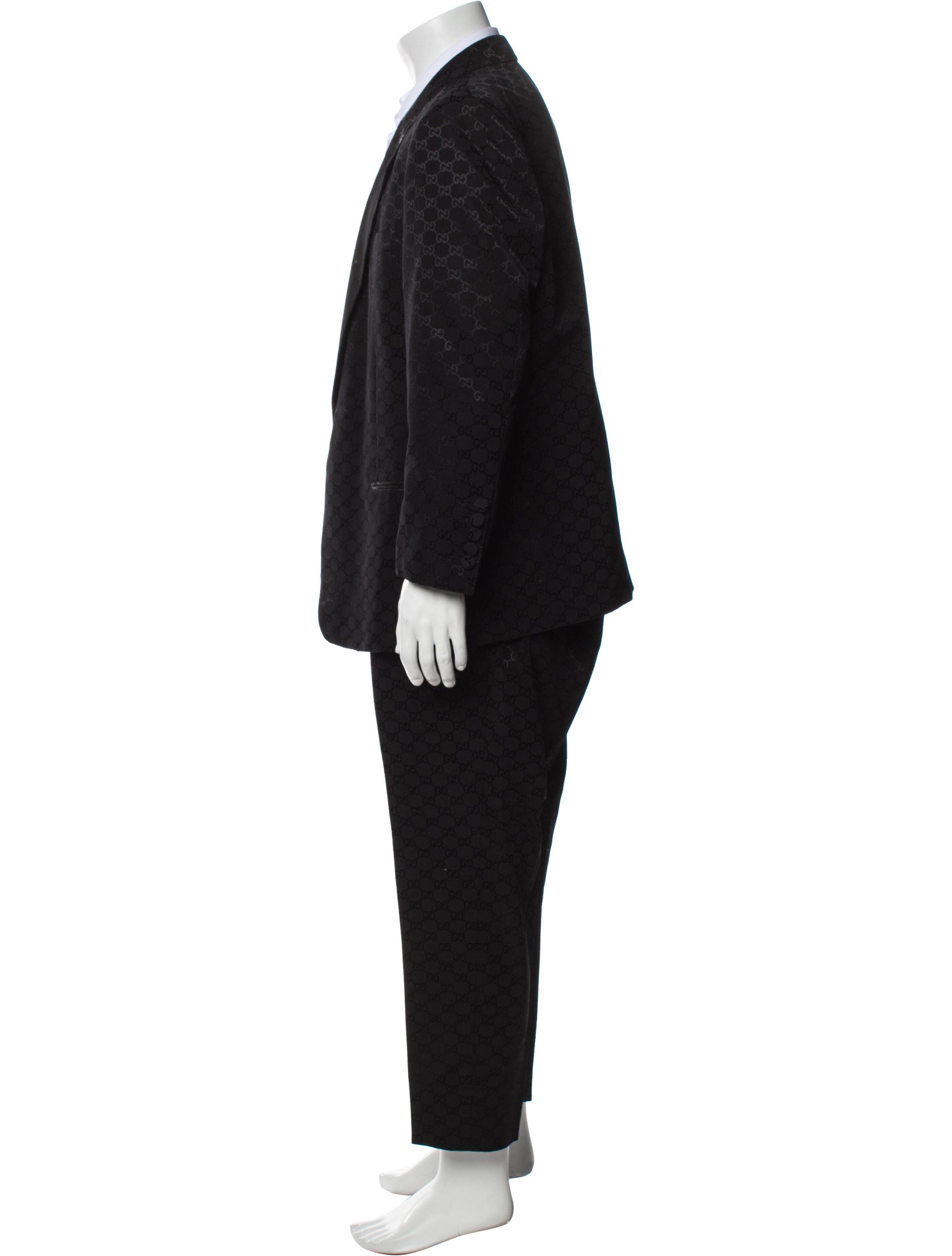 Gucci GG Supreme Two-Piece Suit Vest