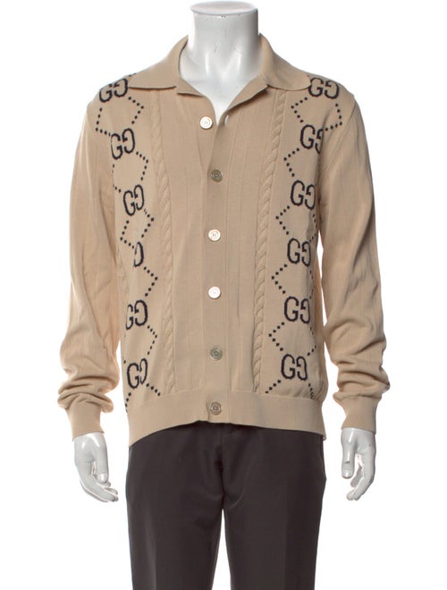 Gucci Jumbo GG Graphic Print Cardigan