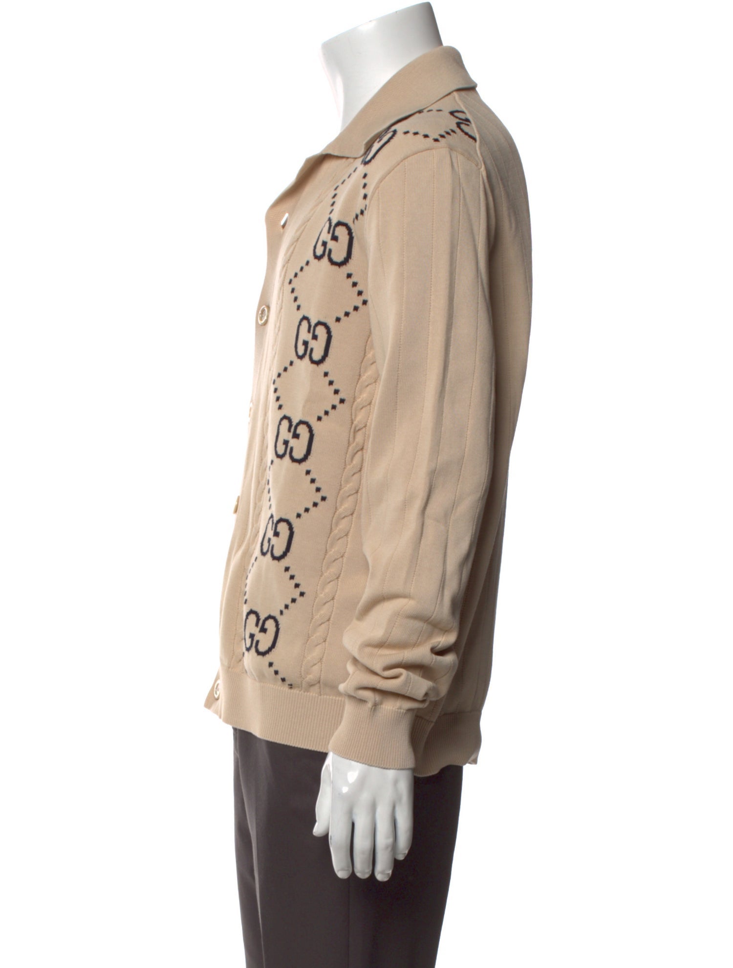 Gucci Jumbo GG Graphic Print Cardigan