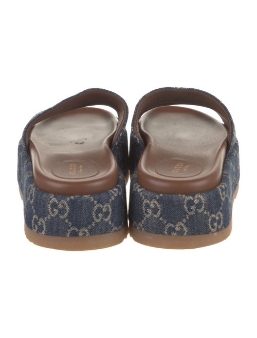 Gucci GG Denim Denim Slides