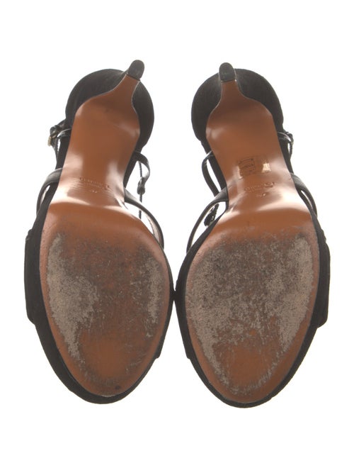 Gucci Suede Slingback Sandals