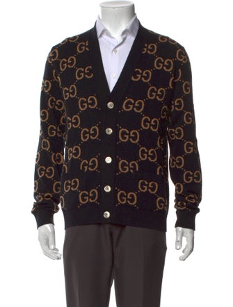 Gucci GG Logo Wool Cardigan