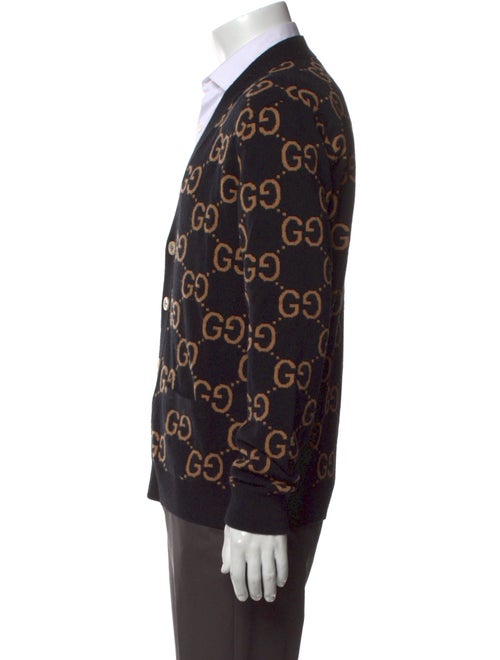 Gucci GG Logo Wool Cardigan