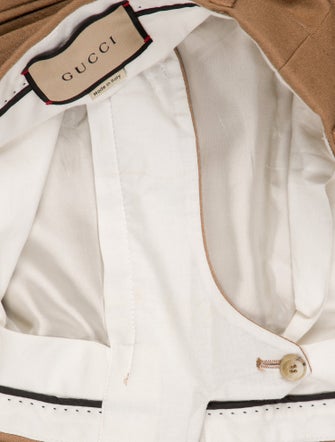 Gucci Web Accent Dress Pants