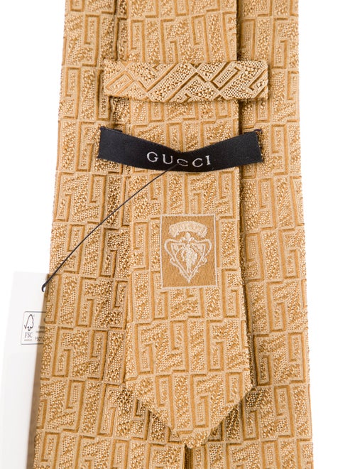 Gucci Patterned Silk Tie