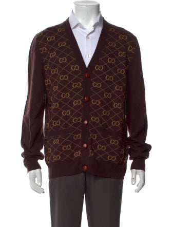 Gucci GG Logo Wool Cardigan