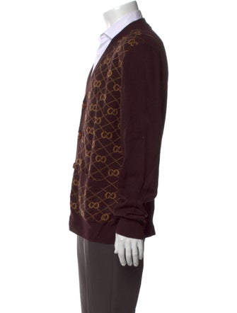 Gucci GG Logo Wool Cardigan