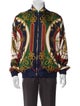 Gucci Silk Printed Bomber Jacket