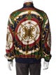 Gucci Silk Printed Bomber Jacket