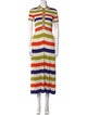 Gucci Striped Long Dress