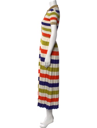 Gucci Striped Long Dress