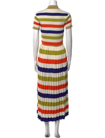 Gucci Striped Long Dress