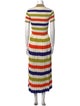 Gucci Striped Long Dress