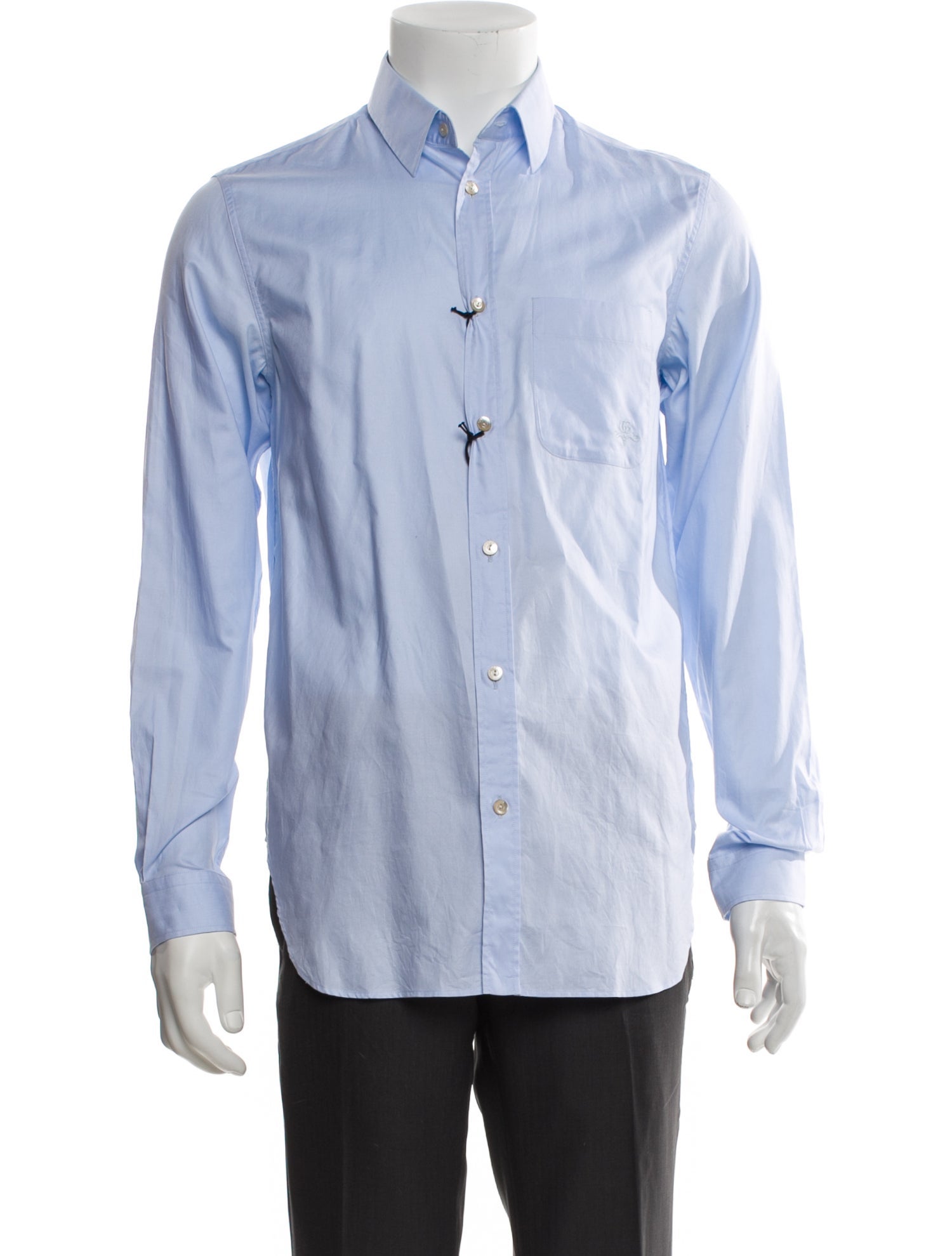 Gucci Double G Logo Long Sleeve Dress Shirt w/ Tags