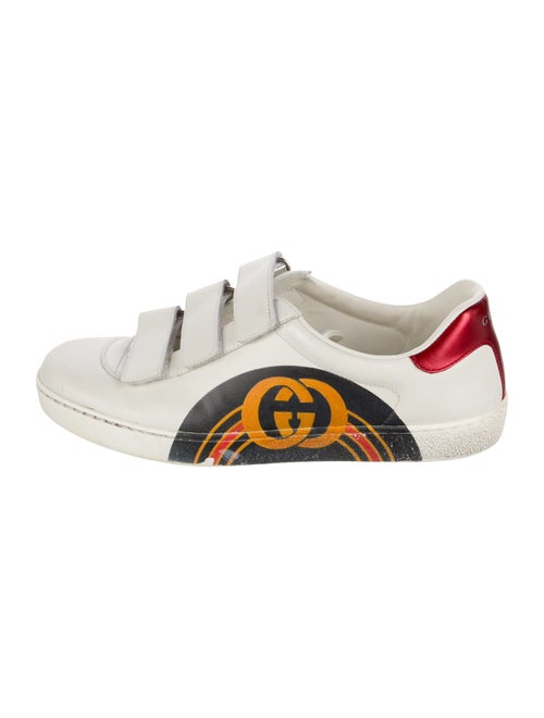 Gucci Interlocking G Logo Leather Sneakers