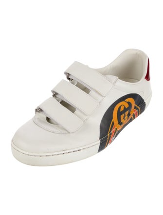 Gucci Interlocking G Logo Leather Sneakers