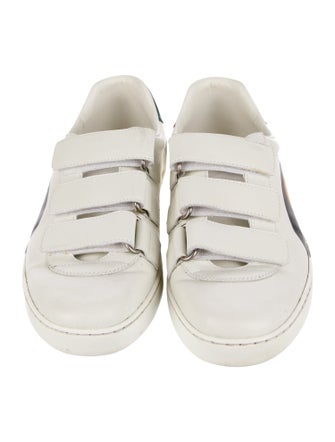 Gucci Interlocking G Logo Leather Sneakers