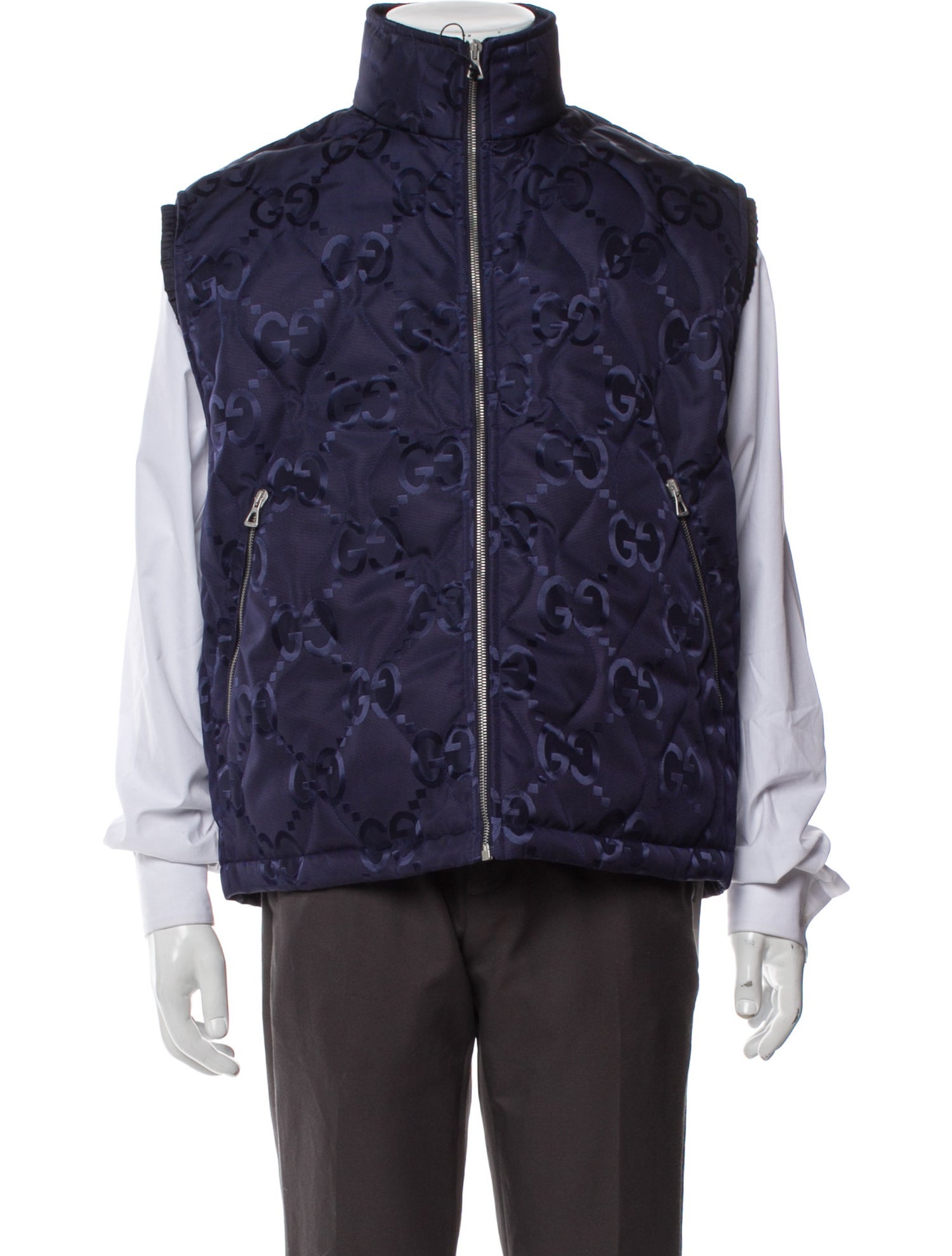 Gucci Jumbo GG Vest w/ Tags