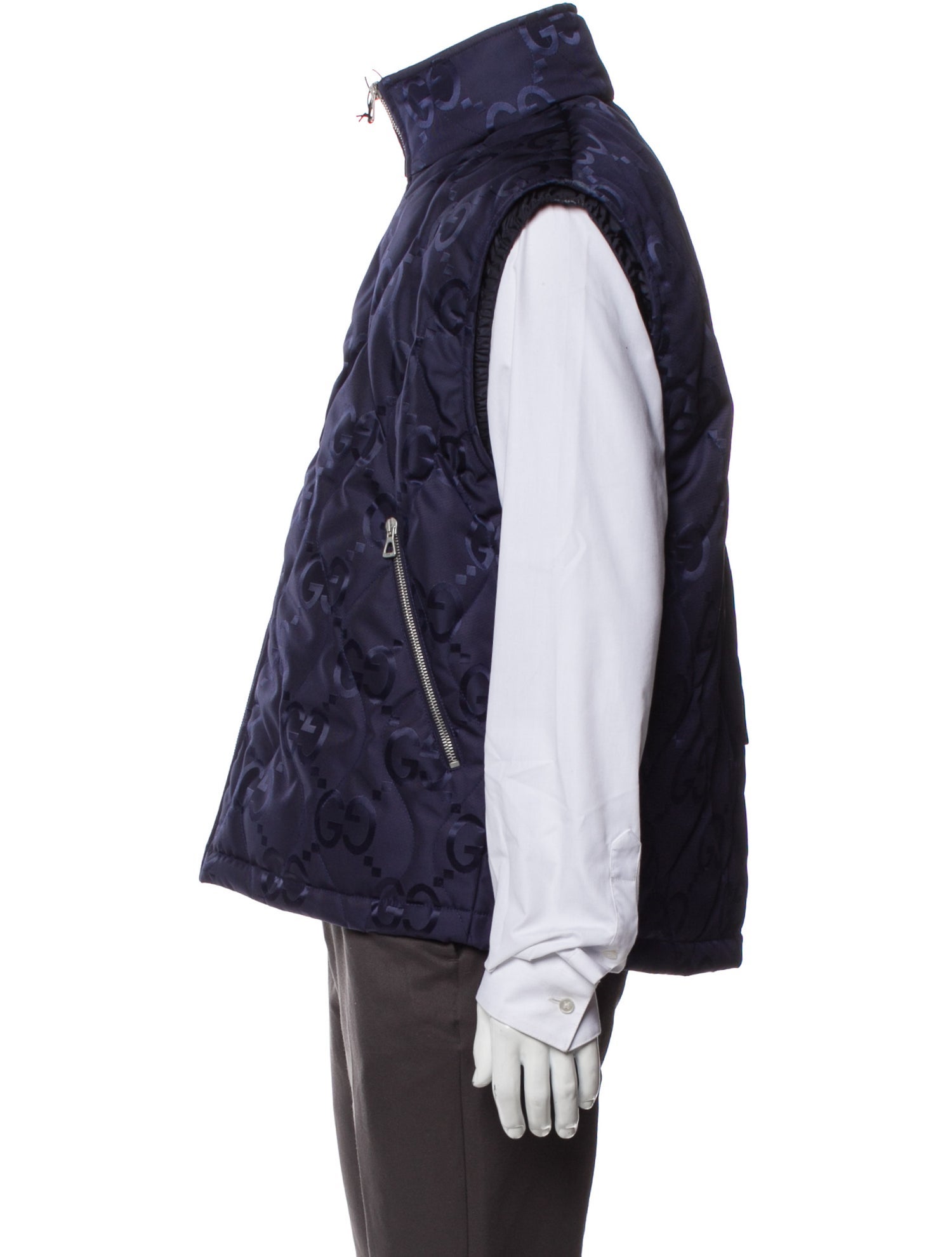 Gucci Jumbo GG Vest w/ Tags