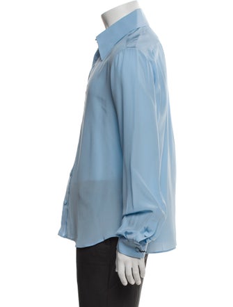 Gucci Silk Long Sleeve Dress Shirt