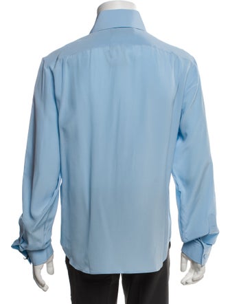 Gucci Silk Long Sleeve Dress Shirt
