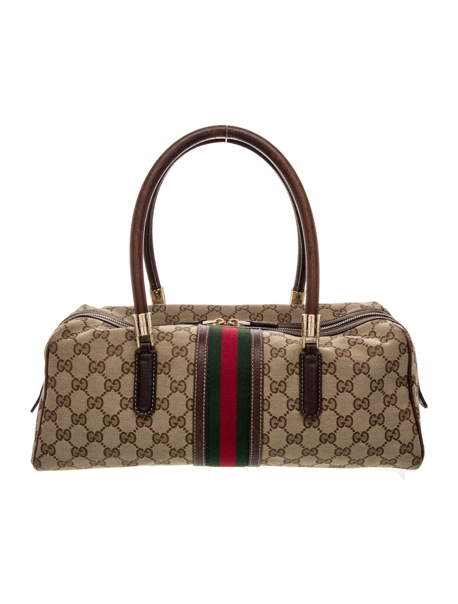 Gucci GG Canvas Shoulder Bag Vintage