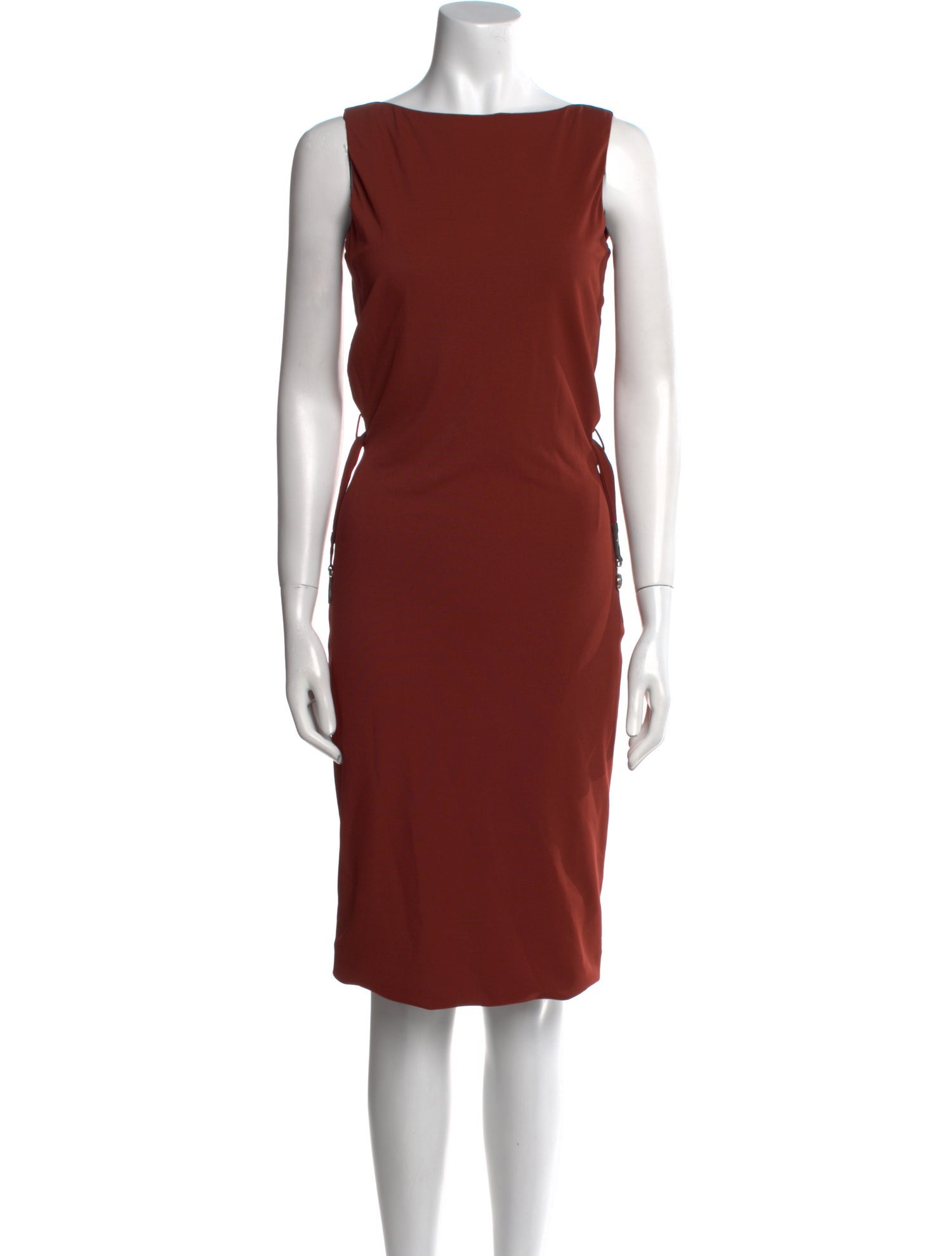 Gucci Bateau Neckline Midi Length Dress