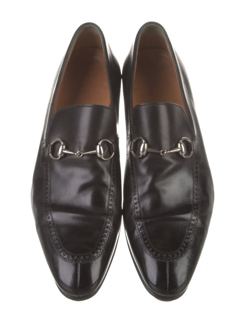 Gucci Horsebit Accent Leather Loafers