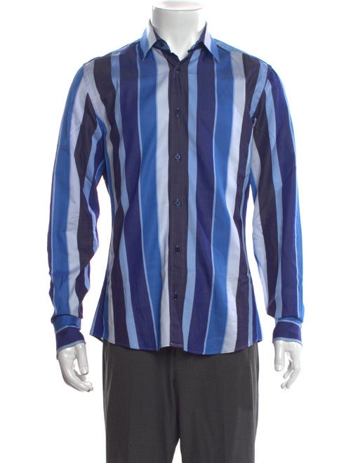Gucci Striped Long Sleeve Dress Shirt