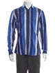 Gucci Striped Long Sleeve Dress Shirt