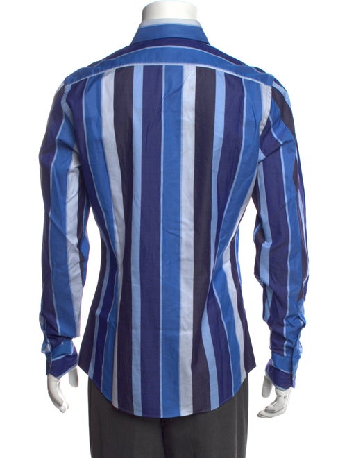 Gucci Striped Long Sleeve Dress Shirt