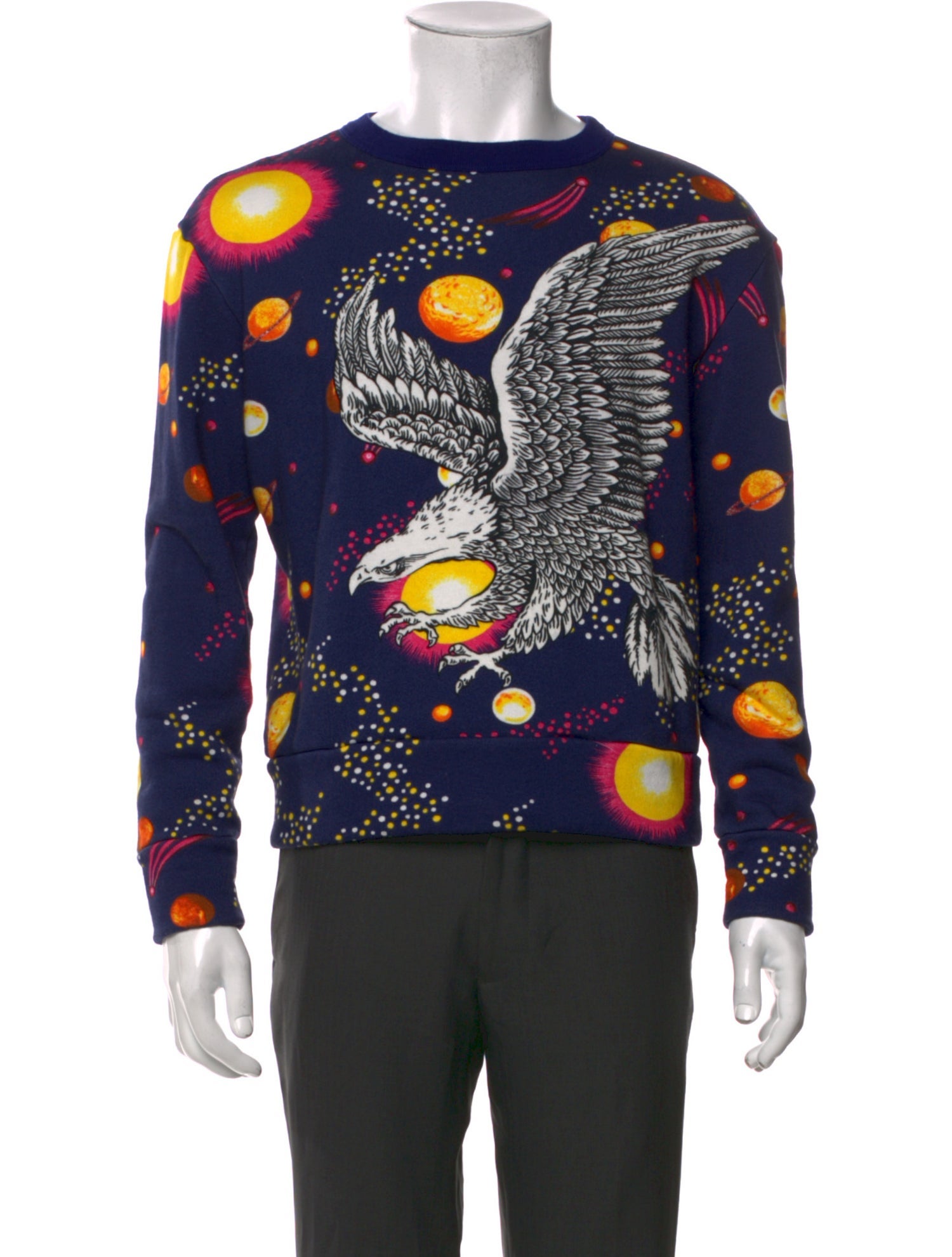 Gucci Space Eagle Graphic Print Sweatshirt