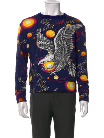 Gucci Space Eagle Graphic Print Sweatshirt