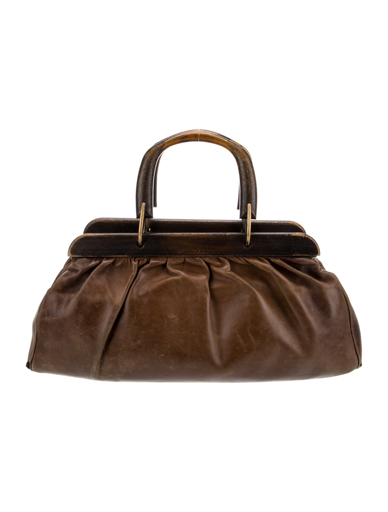 Gucci Leather Top Handle Bag