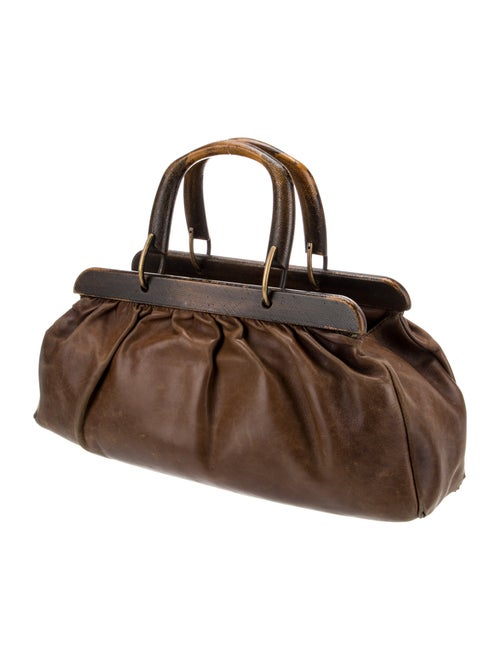 Gucci Leather Top Handle Bag