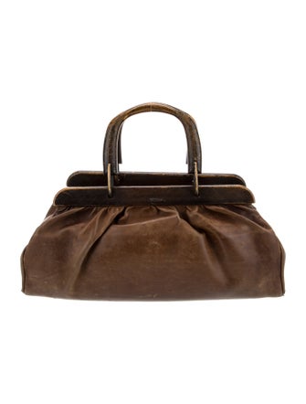 Gucci Leather Top Handle Bag