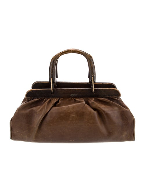 Gucci Leather Top Handle Bag