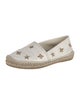 Gucci Bee Accent Leather Espadrilles