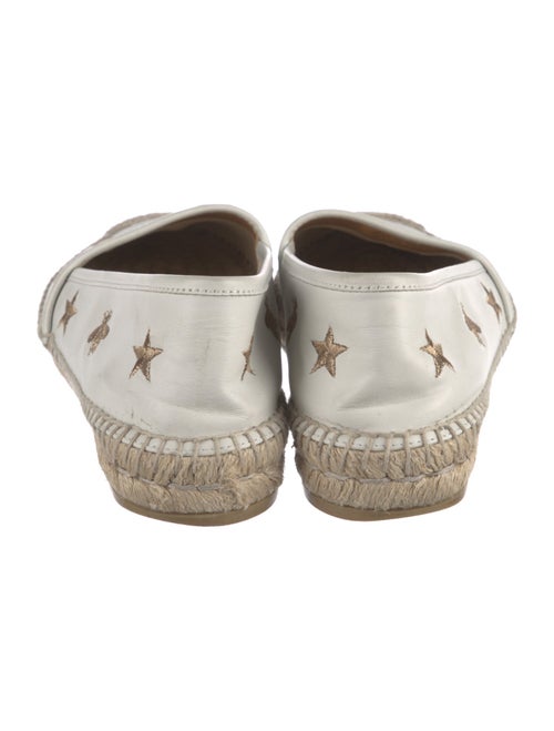 Gucci Bee Accent Leather Espadrilles