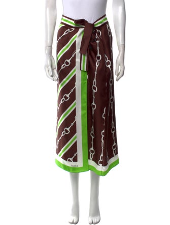 Gucci Silk Skirt