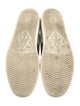 Gucci Web Accent Leather Sneakers