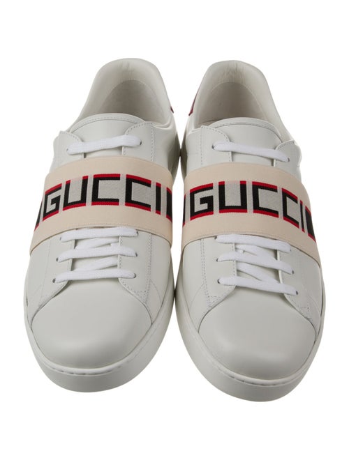 Gucci Sylvie Web Accent Leather Sneakers